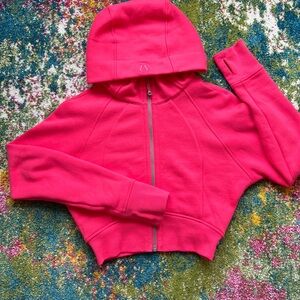 Lululemom pink new without tag half Zip-Up Hoodie